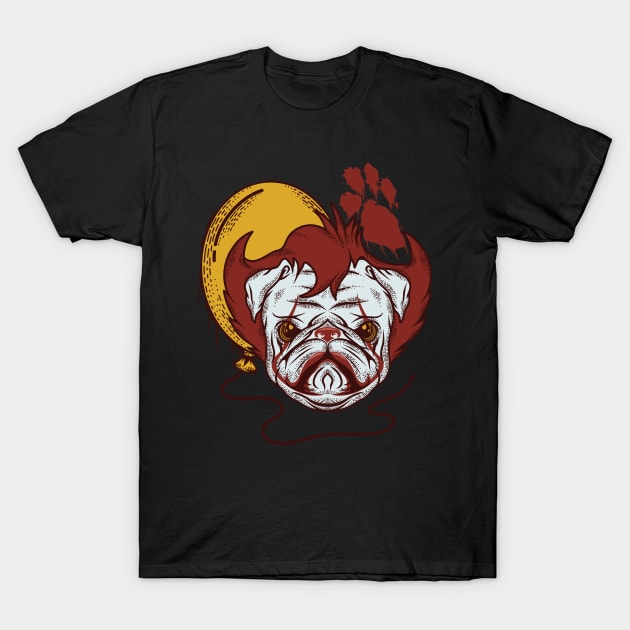 My scary pug T-Shirt by mybeautypets